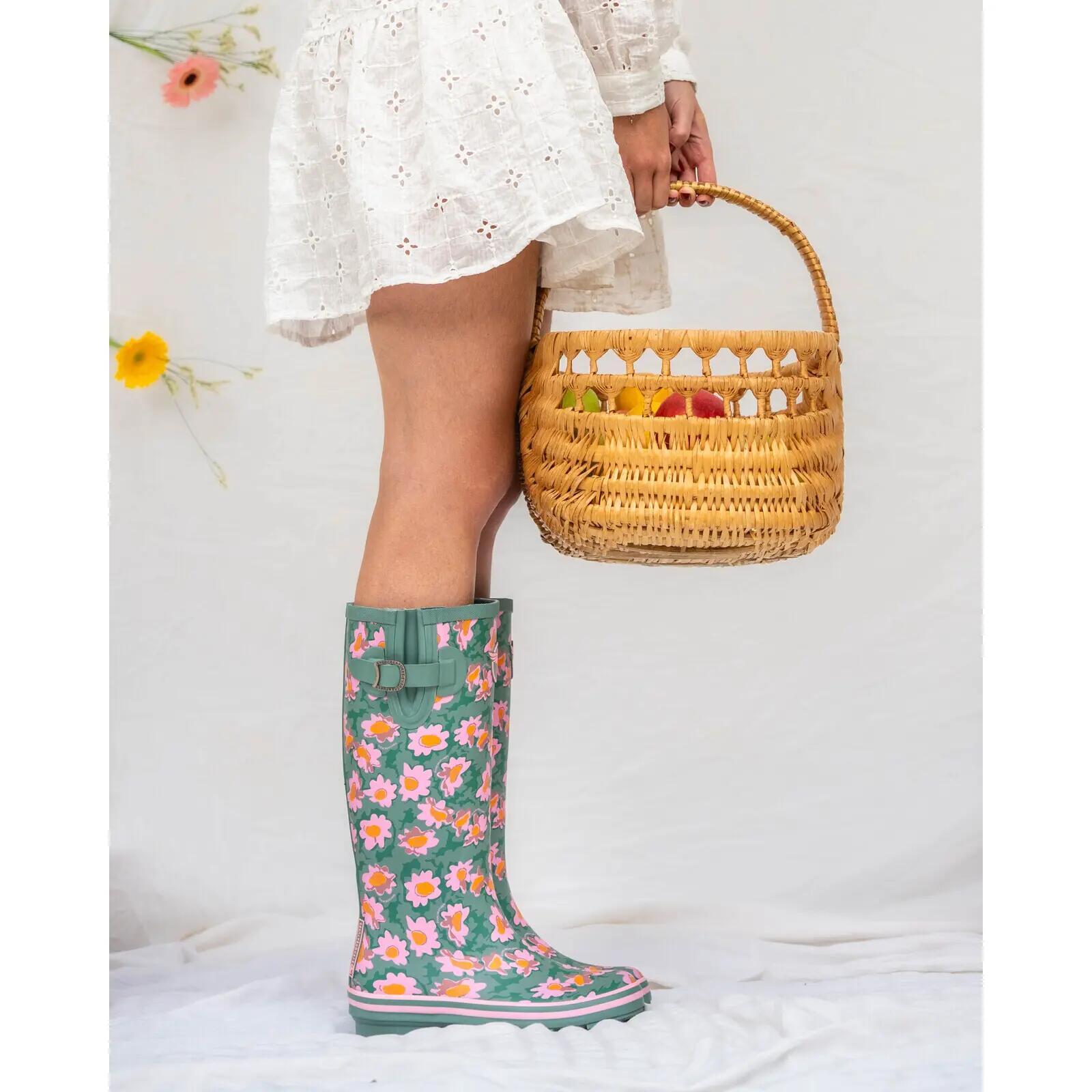 Regenlaarzen voor dames Rouchette Daisies 5/5