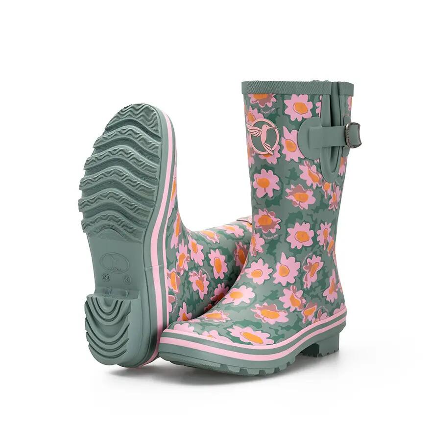 Demi-bottes de pluie femme Rouchette Daisies 2/5
