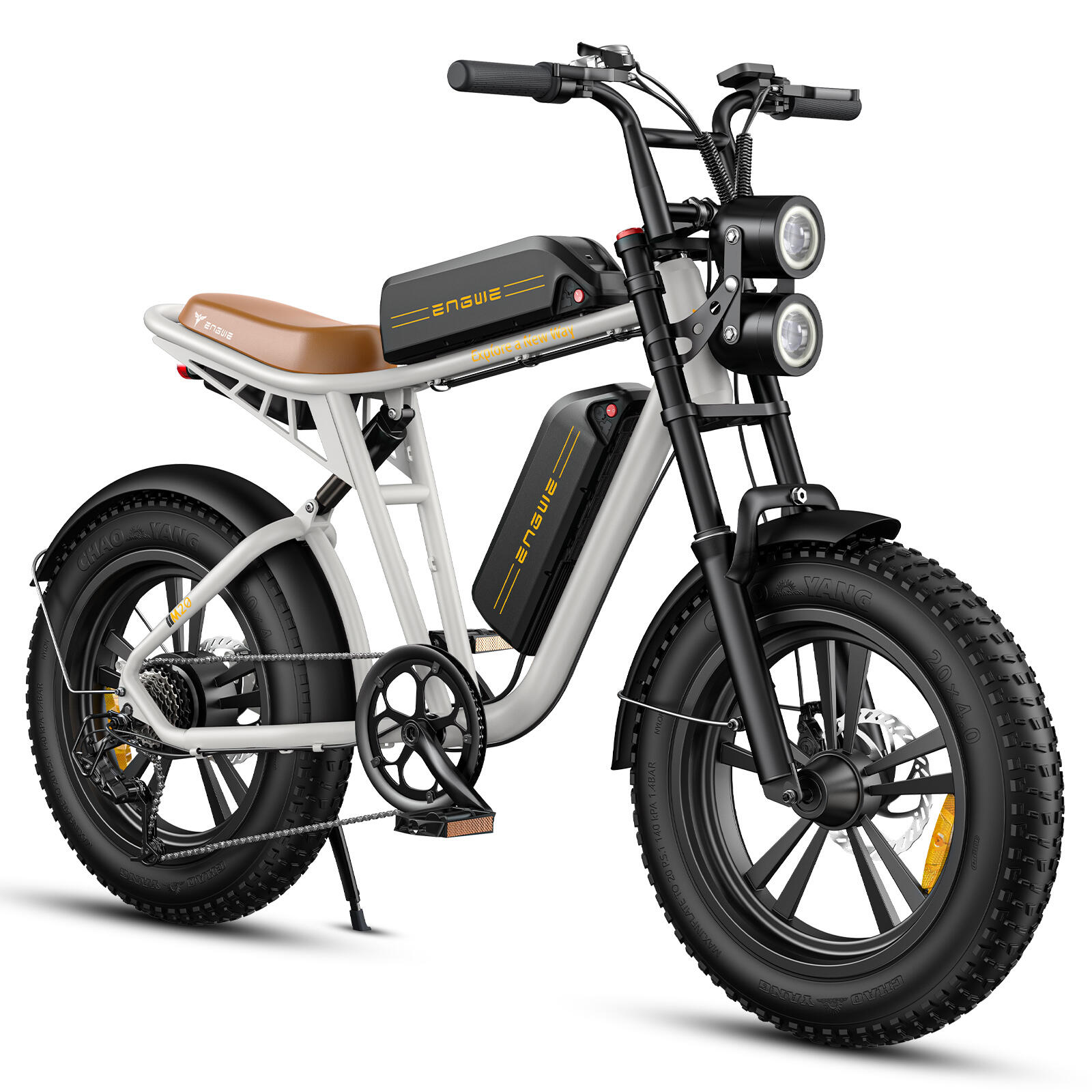 Bicicletă electrică ENGWE M20 cu baterie dublă