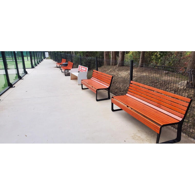 Banco con respaldo de madera Carrington Premium 3/5
