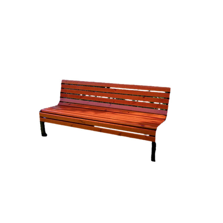 Banco con respaldo de madera Carrington Premium 2/5