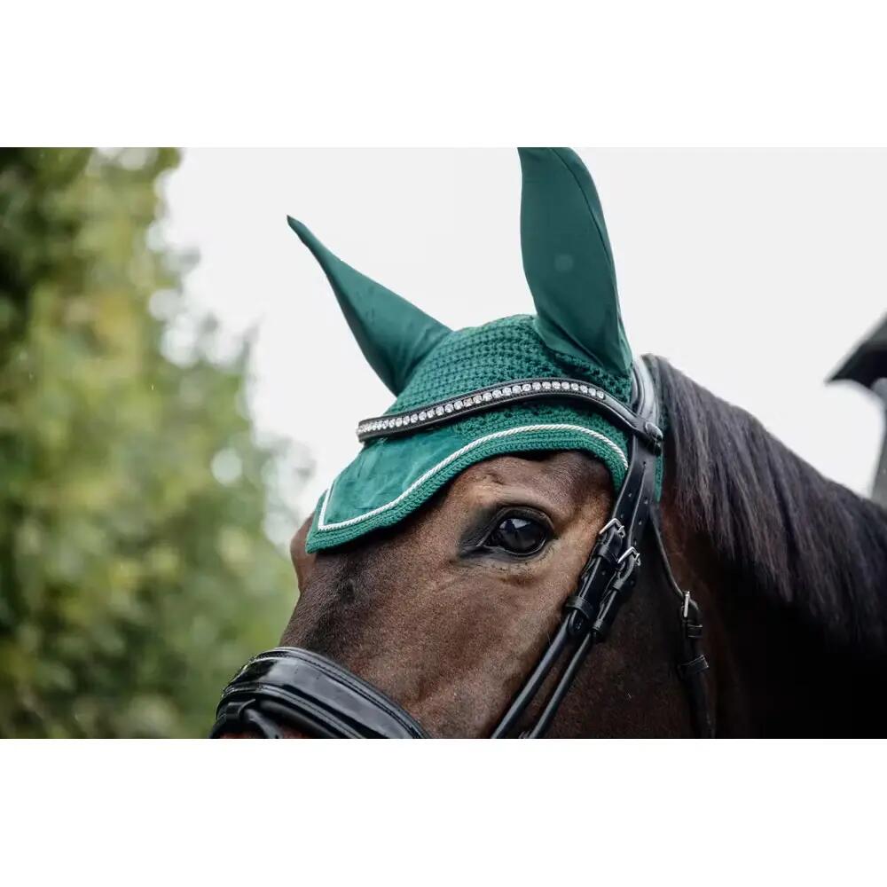 Bonnet anti-mouche Wellington soundless velvet vert foncé 2/3