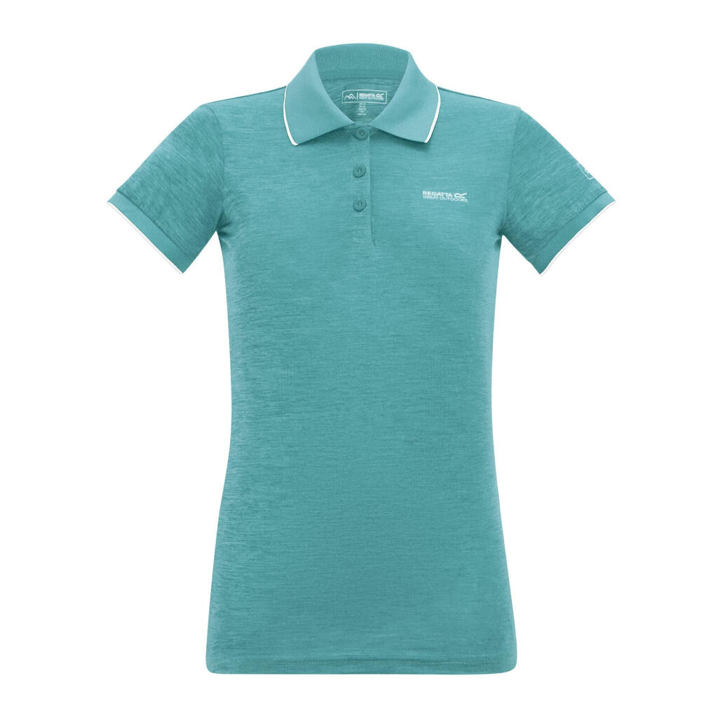 Womens/Ladies Remex II Polo Neck TShirt (Ivy Moss)