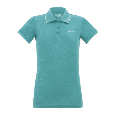 Maglietta Con Colletto Polo Donna Regatta Remex II Pink Potion Tinta Unita