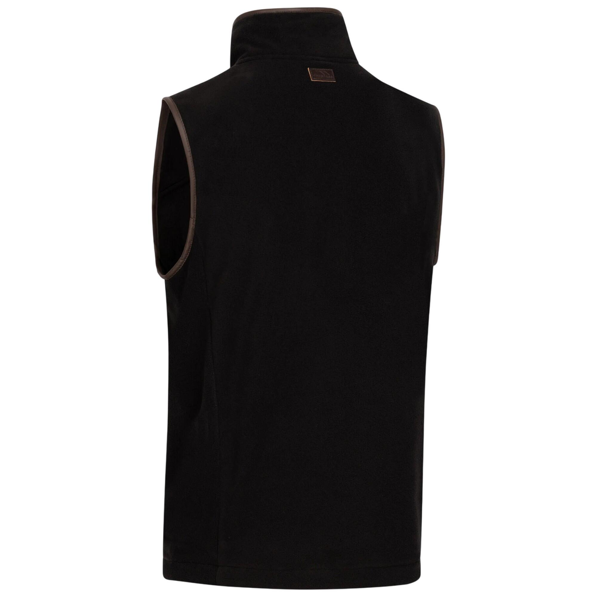 Gilet Pile Uomo Trespass Bernary Nero 2/6