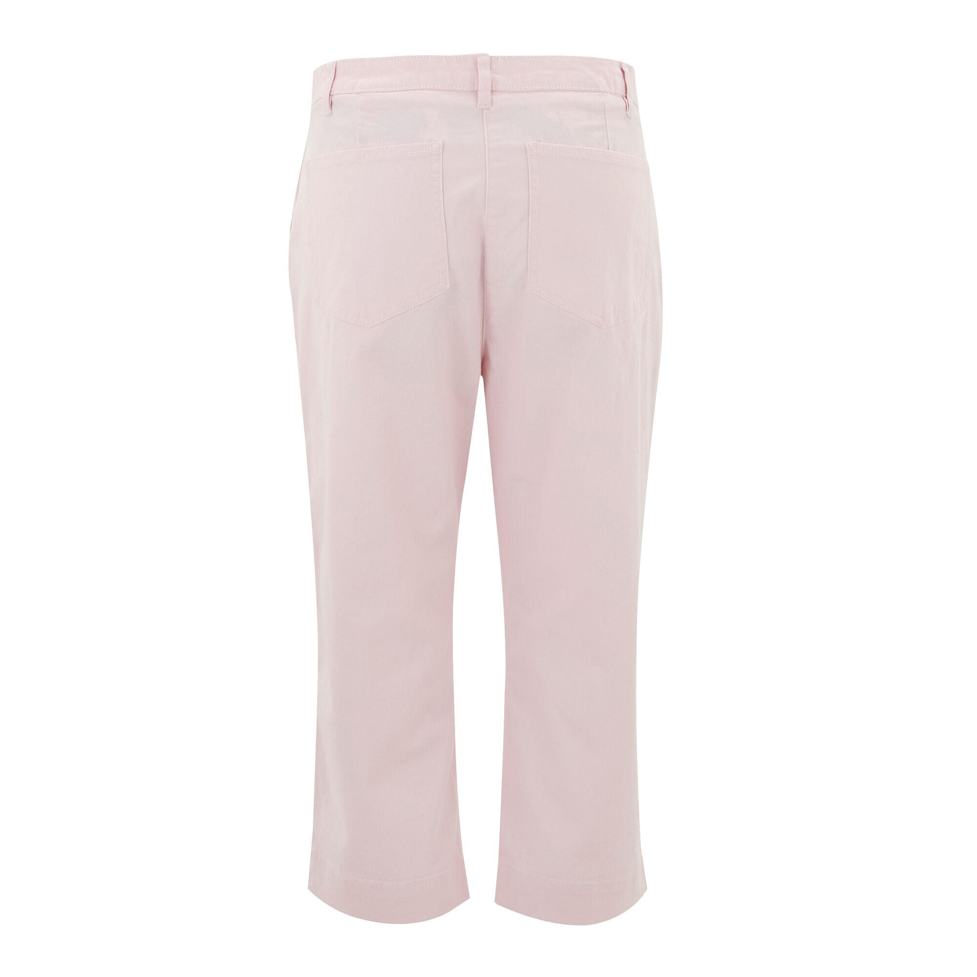 Womens/Ladies Bayletta Capri Trousers (Pink Haze) 2/5