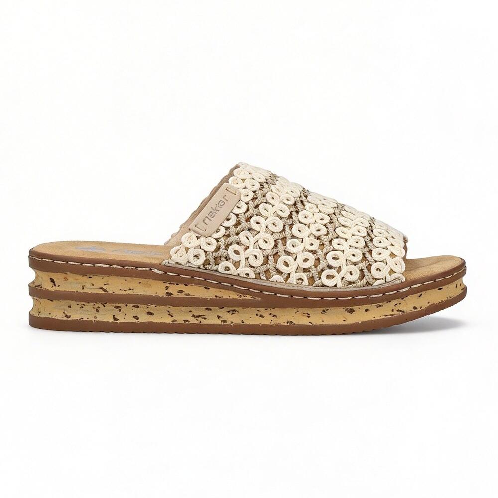 Womens Ankle Strap Sandals Poolside Pull On 628p9-20