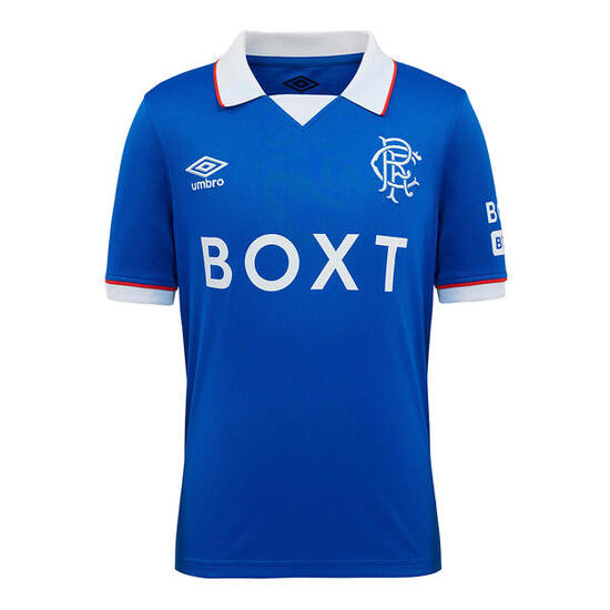 Maillot Domicile Manches Courtes Motif/style Rangers FC 25/26 Enfant (Lapis