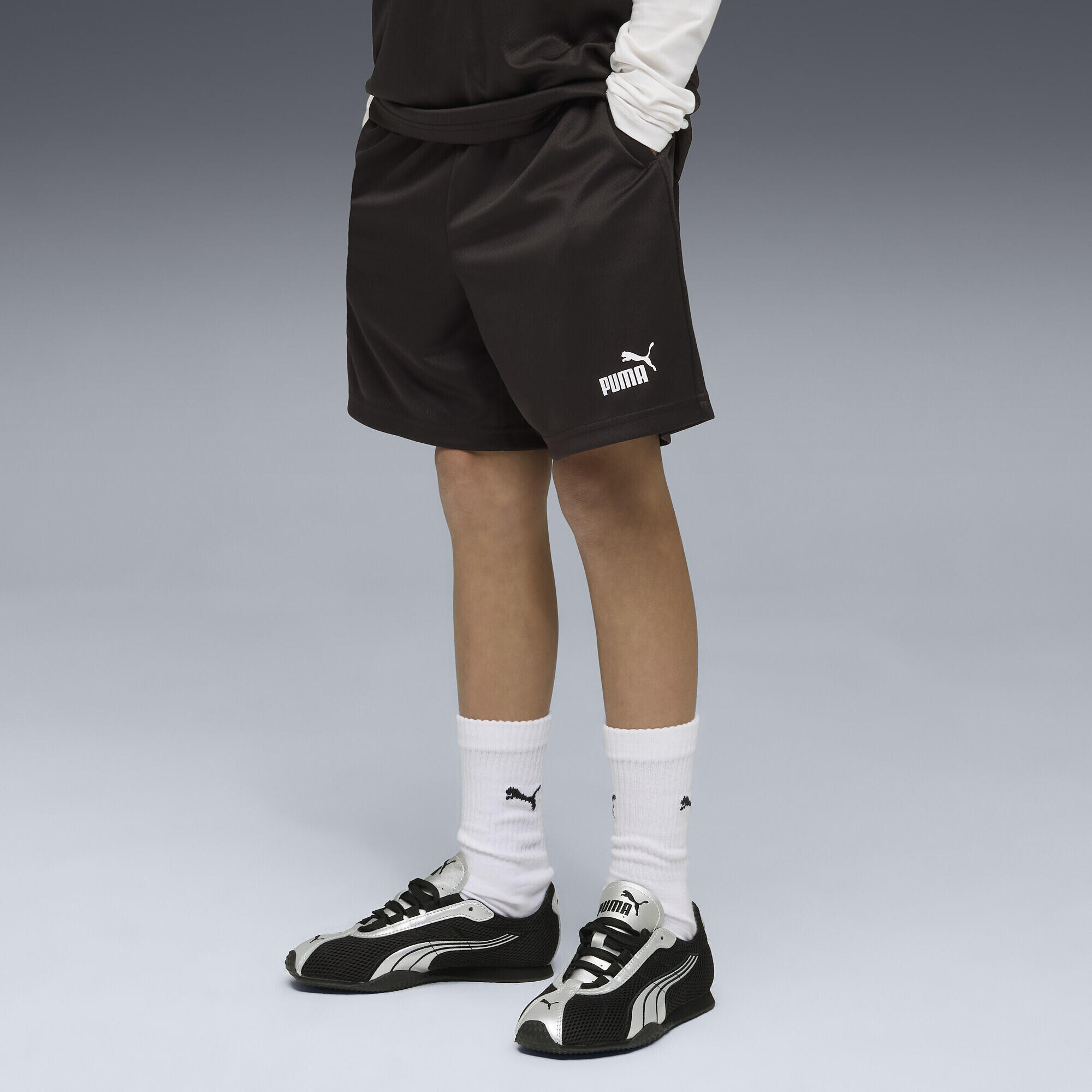 Essentials Mesh Relaxed Shorts Youth PUMA 2/6