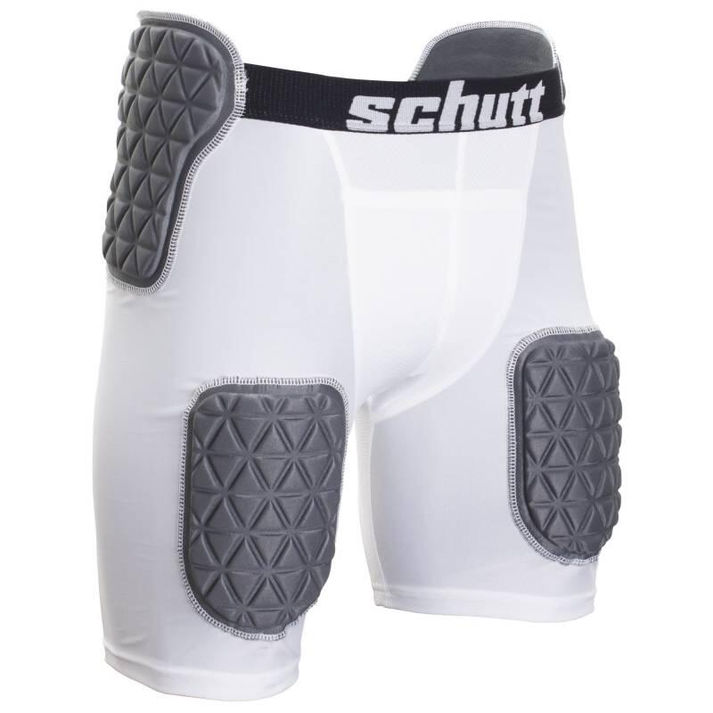 Short de Protection Schutt Varsity 5 pads Blanc 1/2