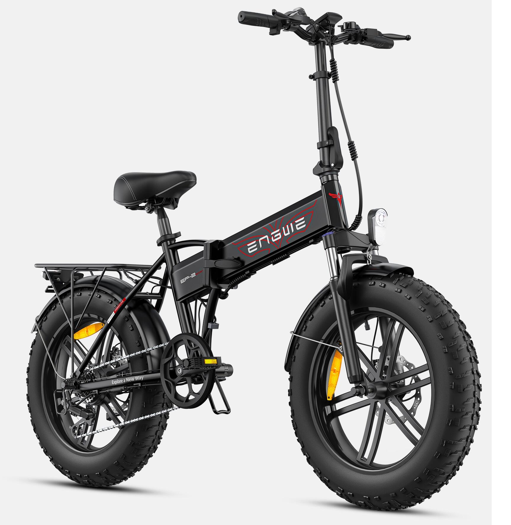 Składany rower elektryczny ENGWE EP-2 Boost 250 W z oponami typu „grube opony”