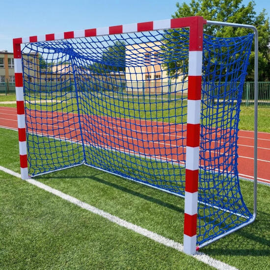 Siatka na bramkę piłkarską 3x2 m | grubość 4 mm | kolor niebieski