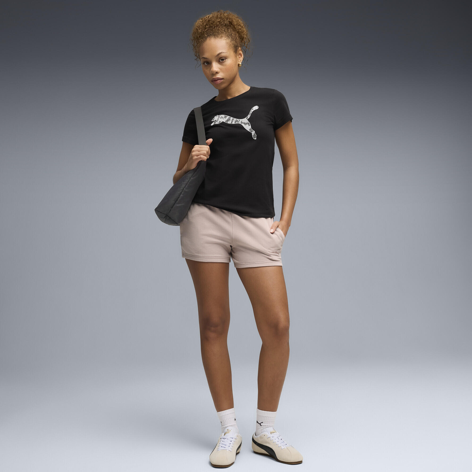 Shorts con logo Essentials Cat 4” da donna PUMA 4/5