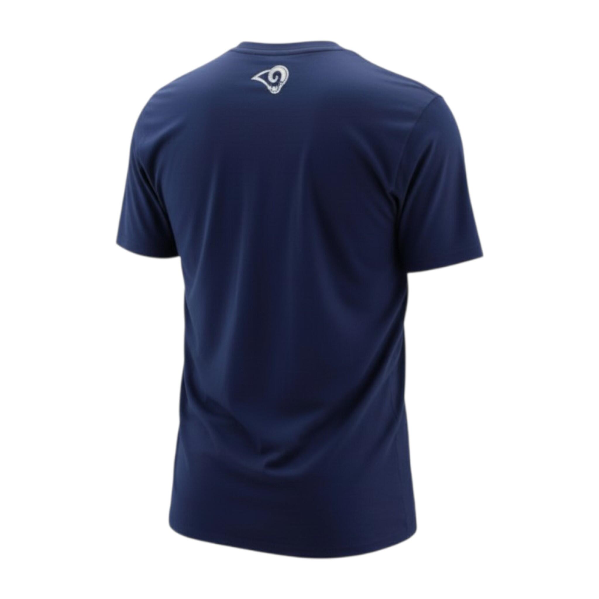 Shirt Los Angeles Rams Logo in Blau 3/4
