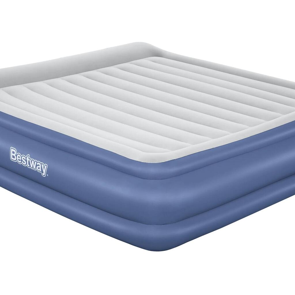 Bestway Tritech Air Mattress King with B uilt-in AC Pump 203 x 193 x 56 cm