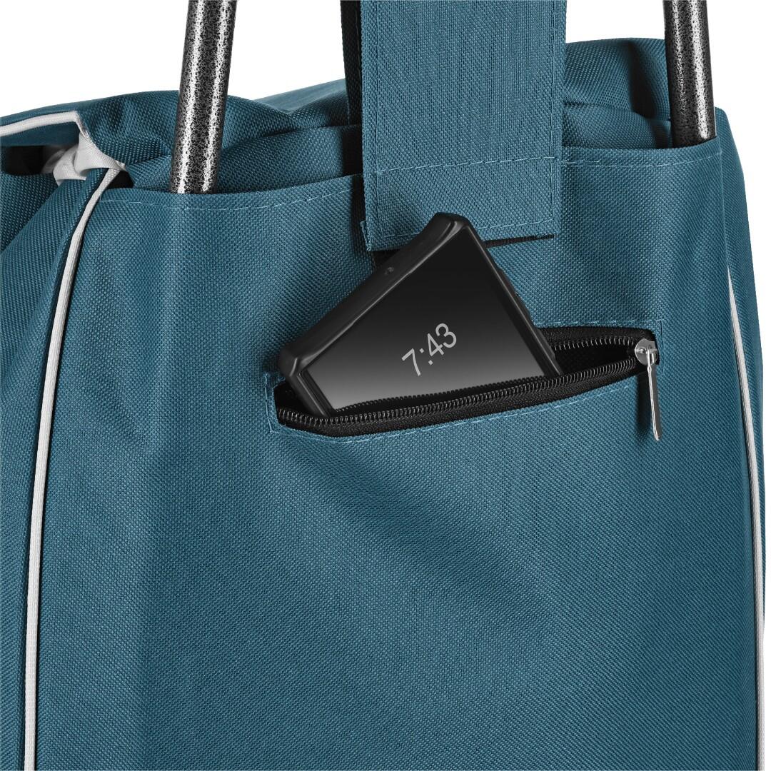 Chariot de courses 40 l turquoise NILS NC17106 6/7