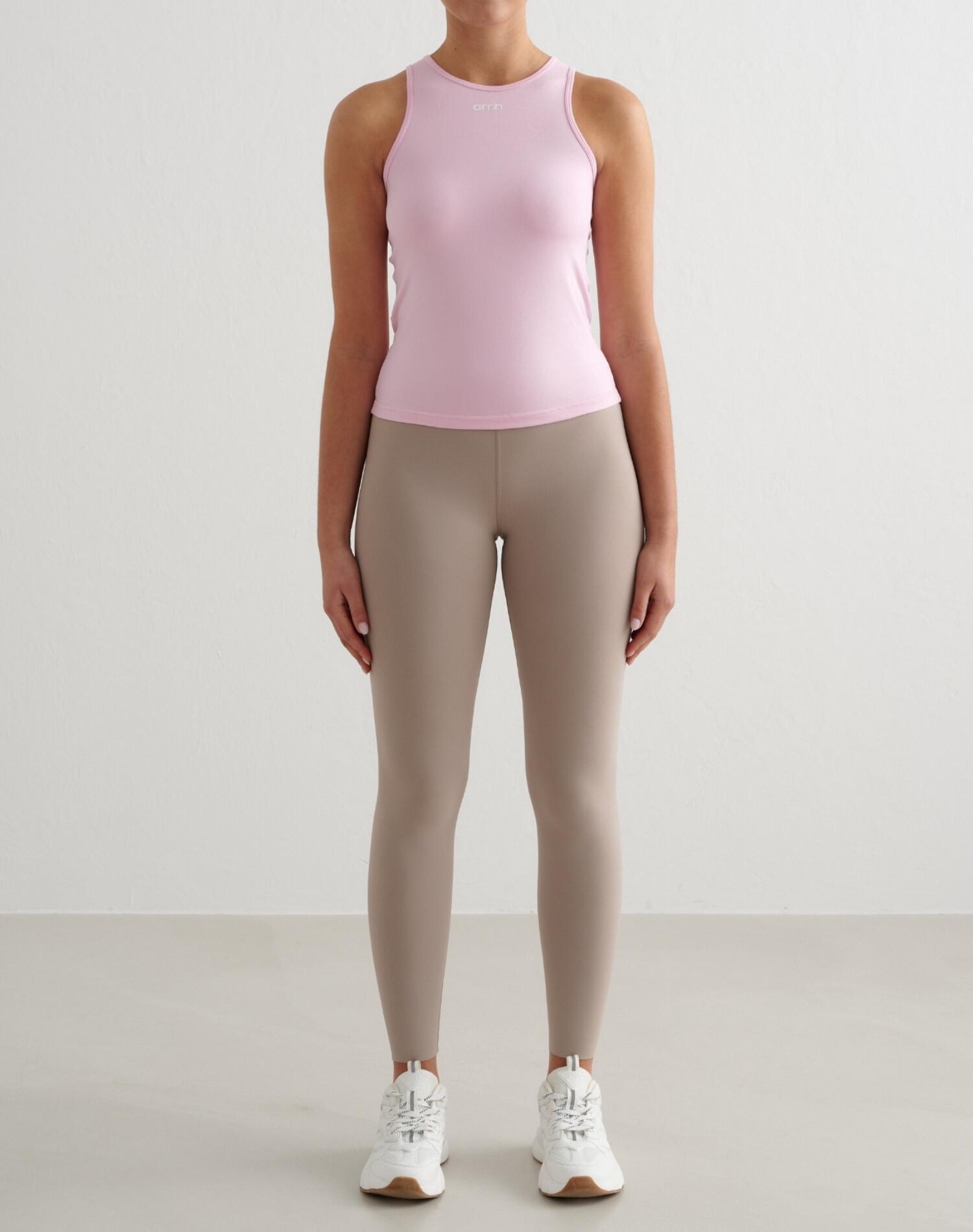 Mujer Camiseta Sin Mangas Suave Transpirable Rosa 4/6