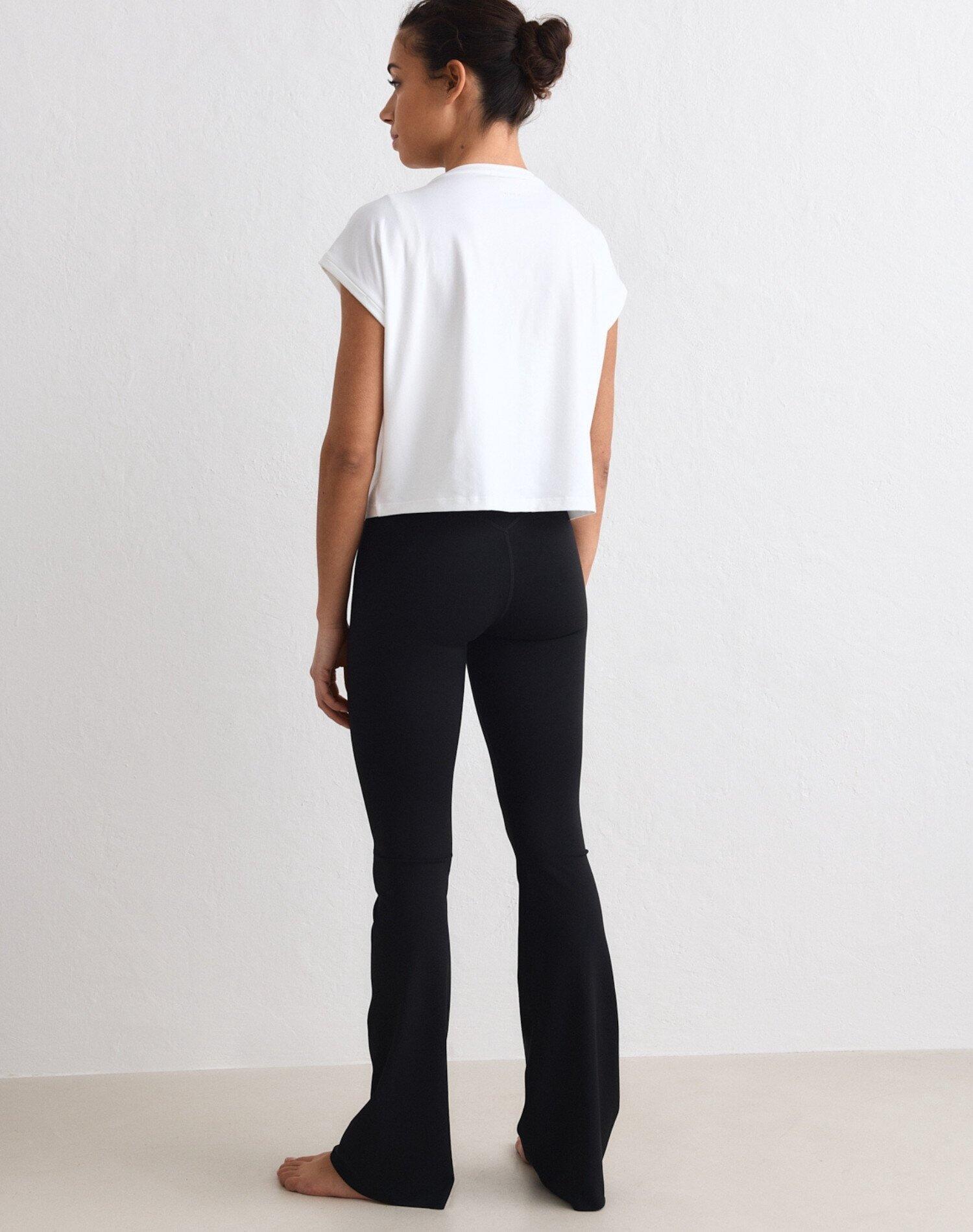 Mallas Mujer Acampanadas Cintura Media Sense Negro 2/5