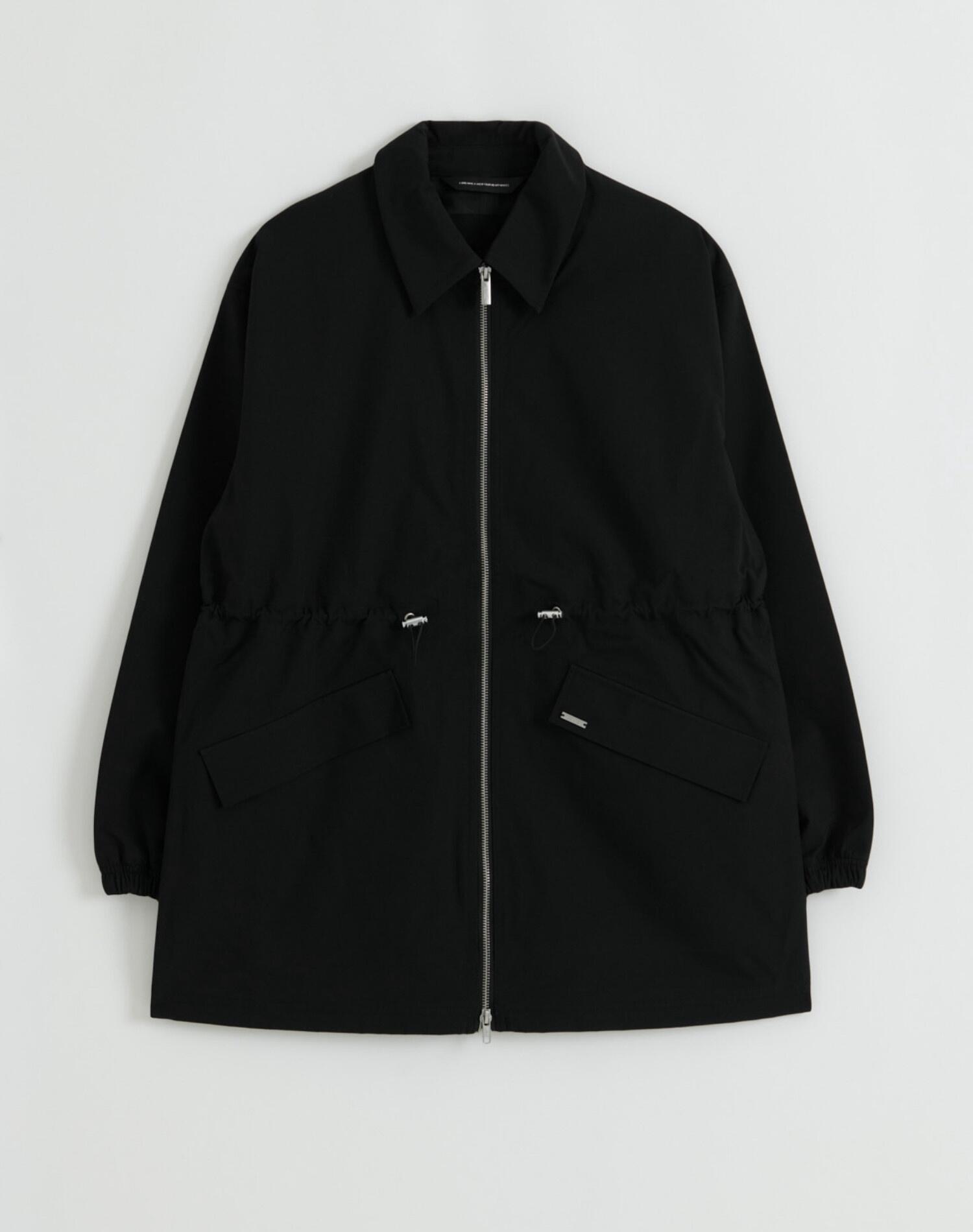 Femme Veste Zippée Imperméable Noir 5/5