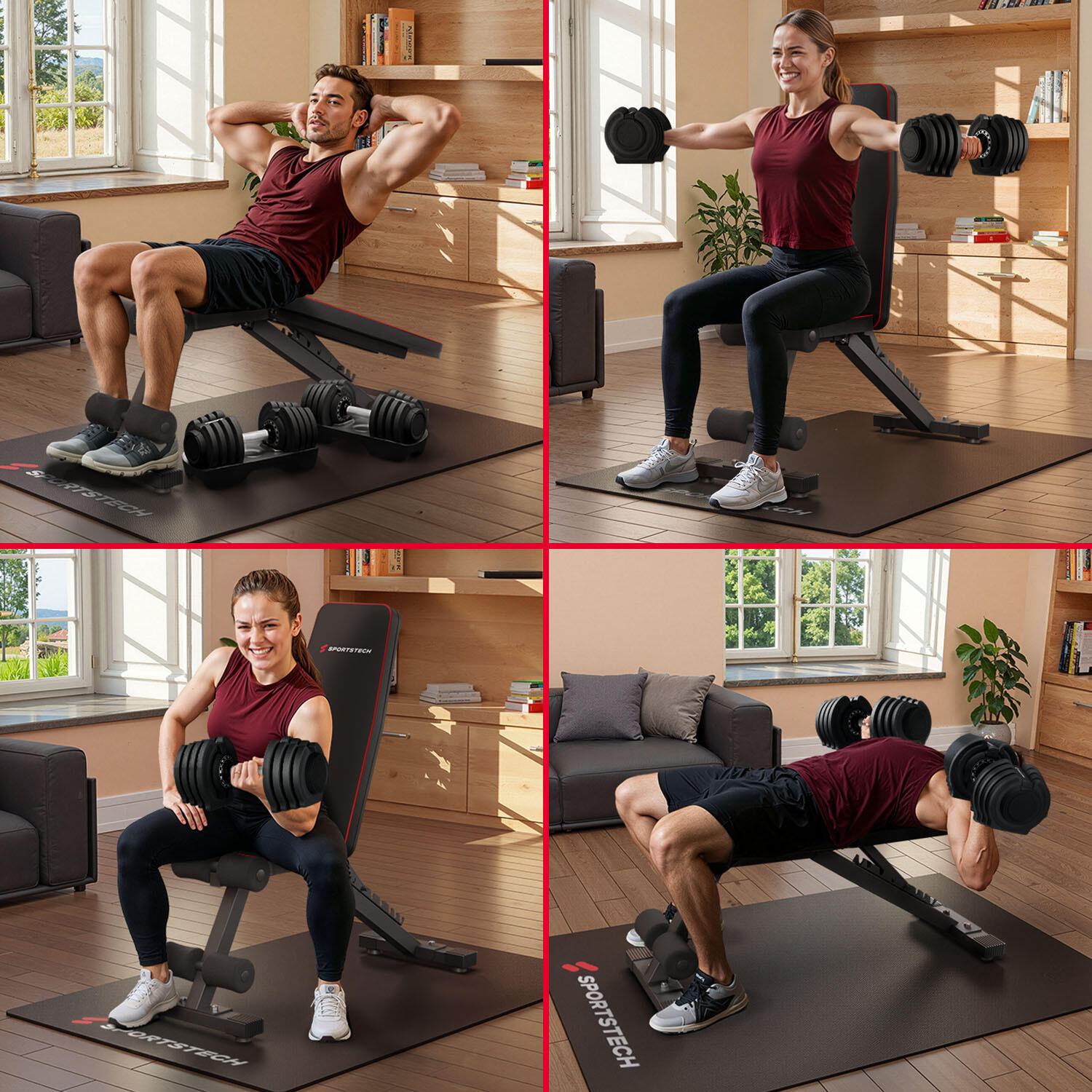 Sportstech Ironmate Haltère 1,5–18 kg – Réglable & Gain de Place 6/7