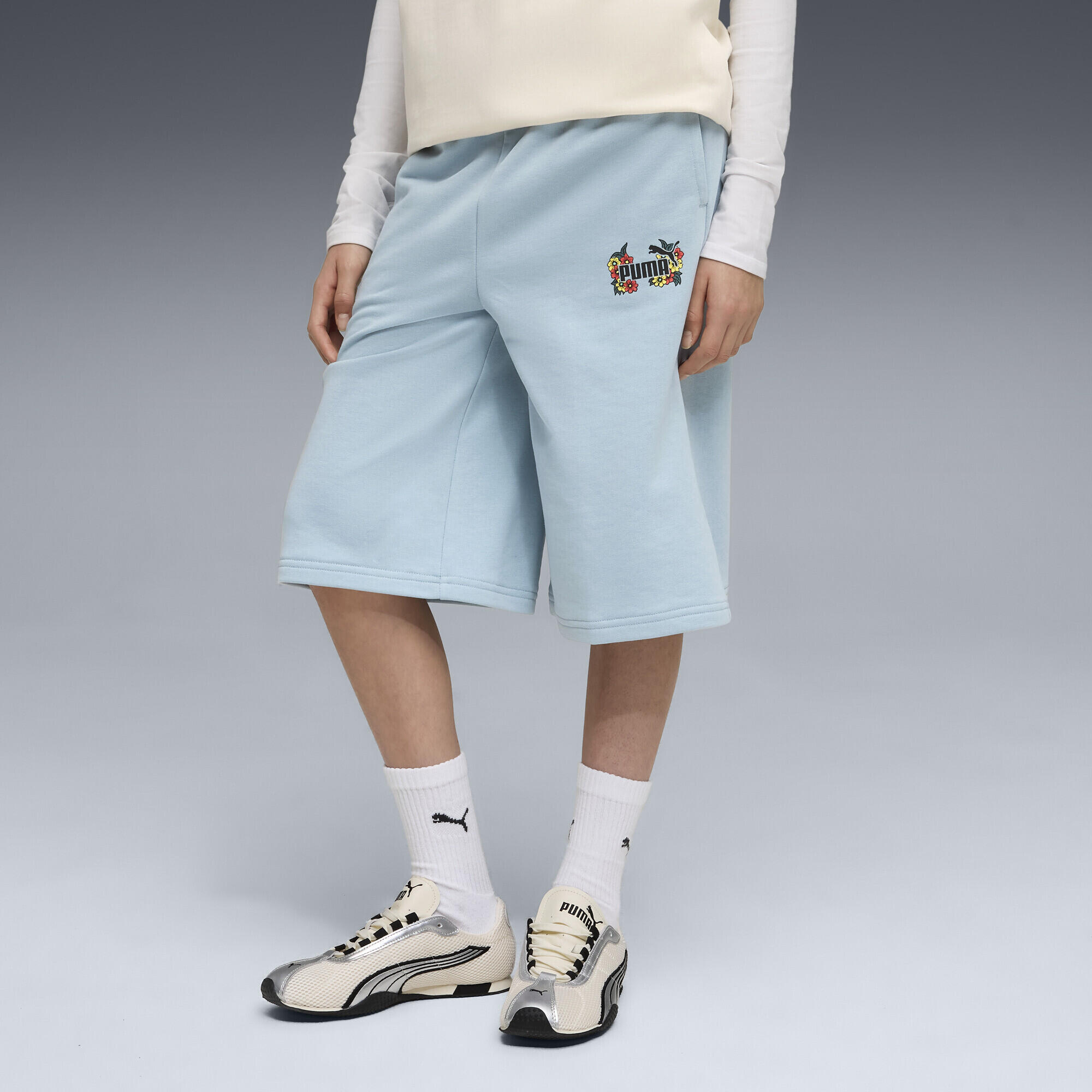 Młodzieżowe luźne szorty o wydłużonym kroju MID 90s PUMA