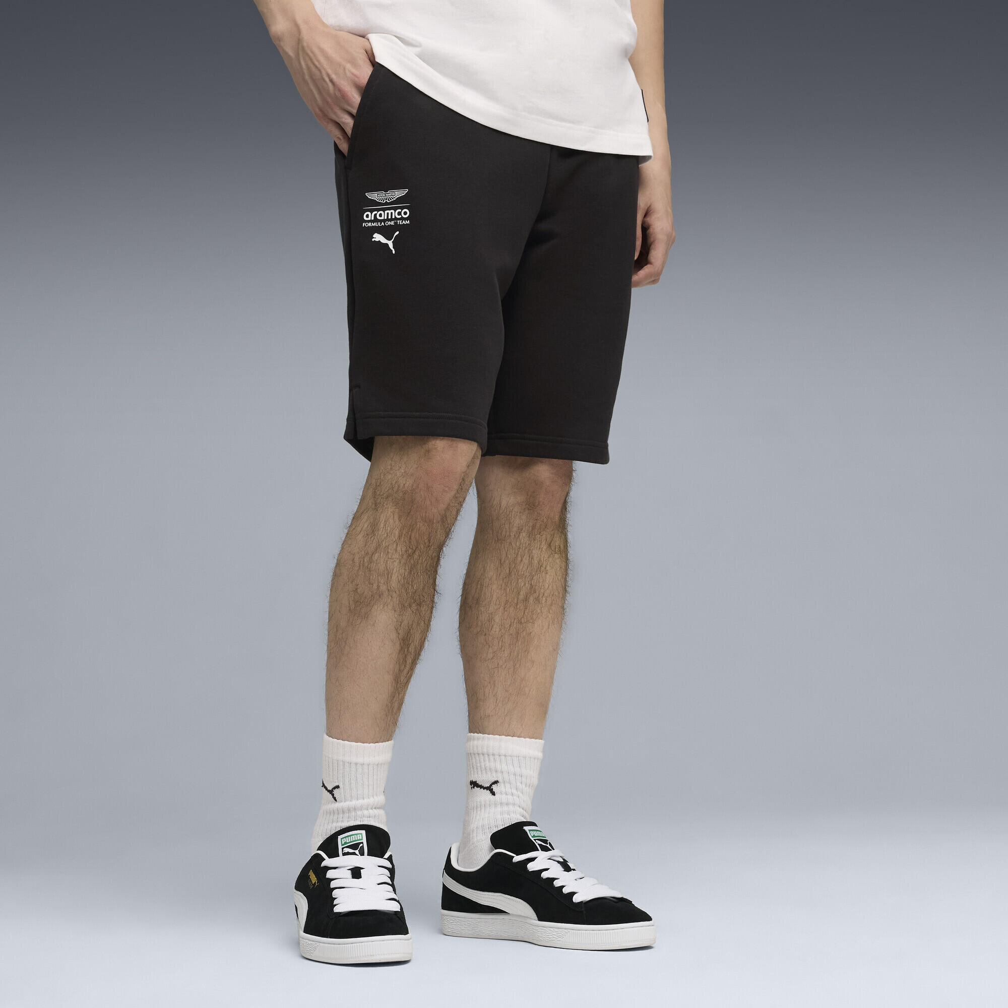 Shorts PUMA x ASTON MARTIN ARAMCO F1® TEAM Essentials da uomo PUMA 2/5