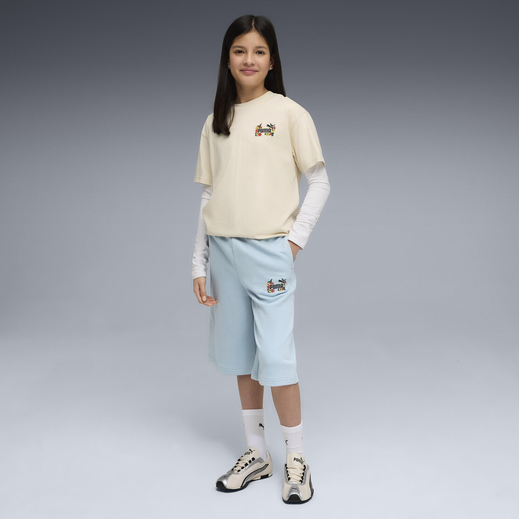 MID 90s relaxte lange short voor jongeren PUMA 4/5