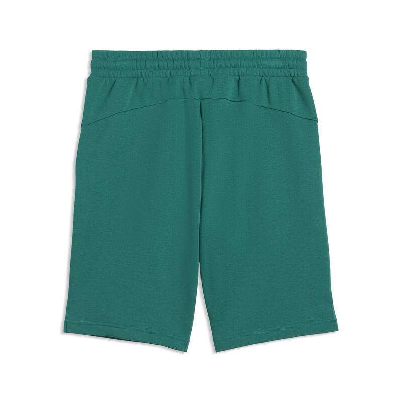 Șort bărbați elastic în talie, logo Essentials, verde PUMA