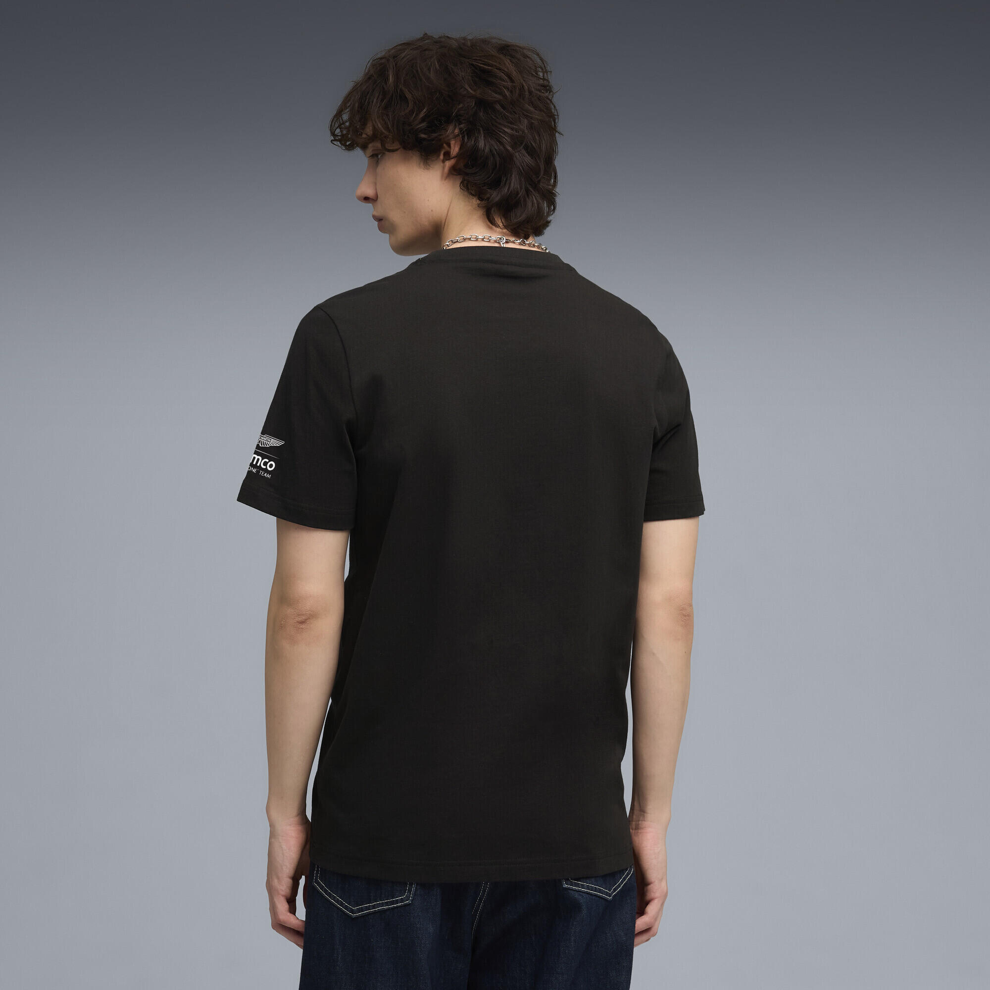 T-shirt PUMA x ASTON MARTIN ARAMCO F1® TEAM Essentials da uomo PUMA 3/5