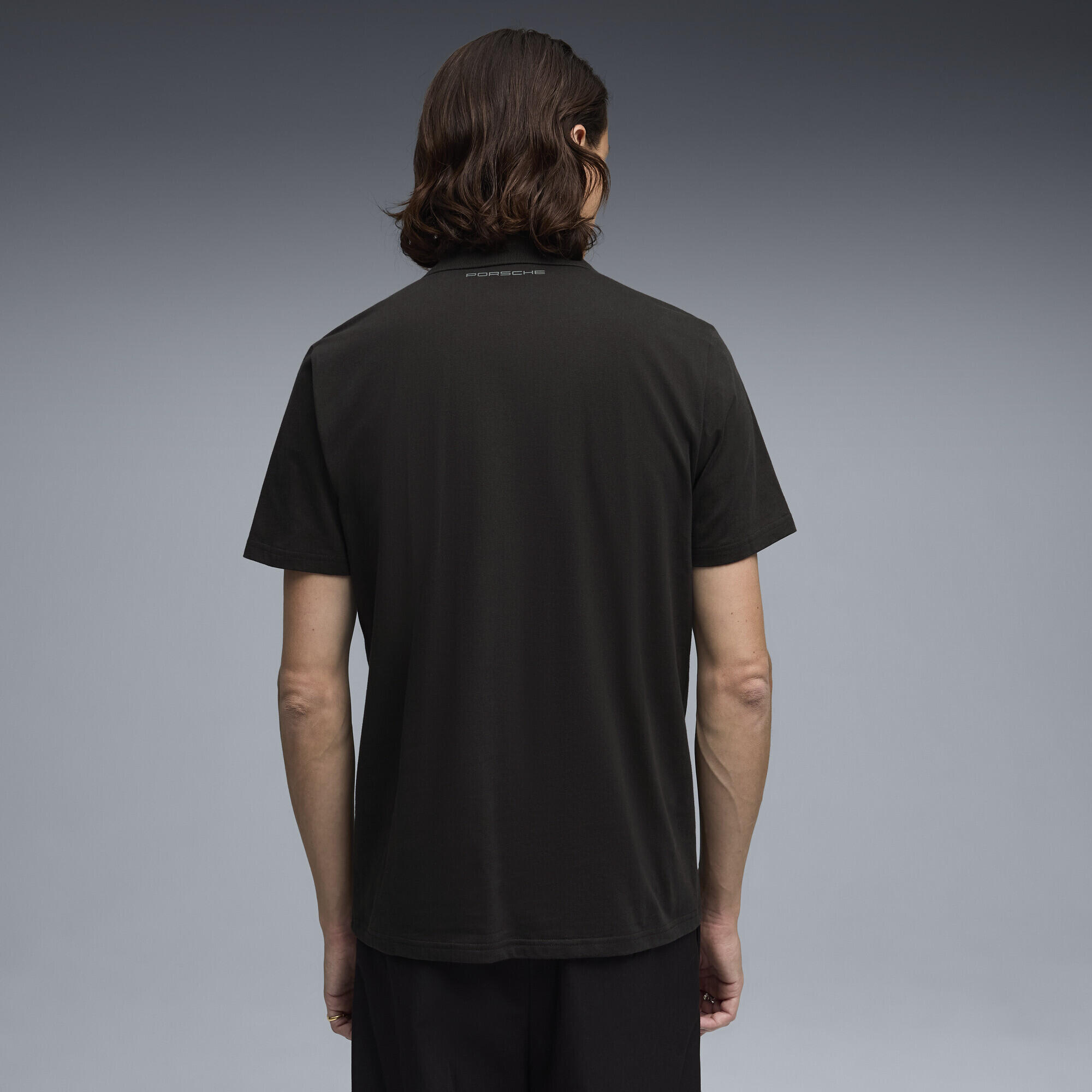 T-shirt homem gola com logótipo Porsche Legacy Essentials Polo PUMA 3/5
