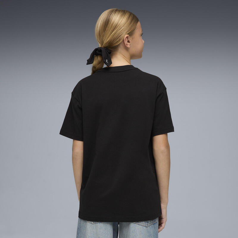 Tricou fete logo, lejer, negru PUMA