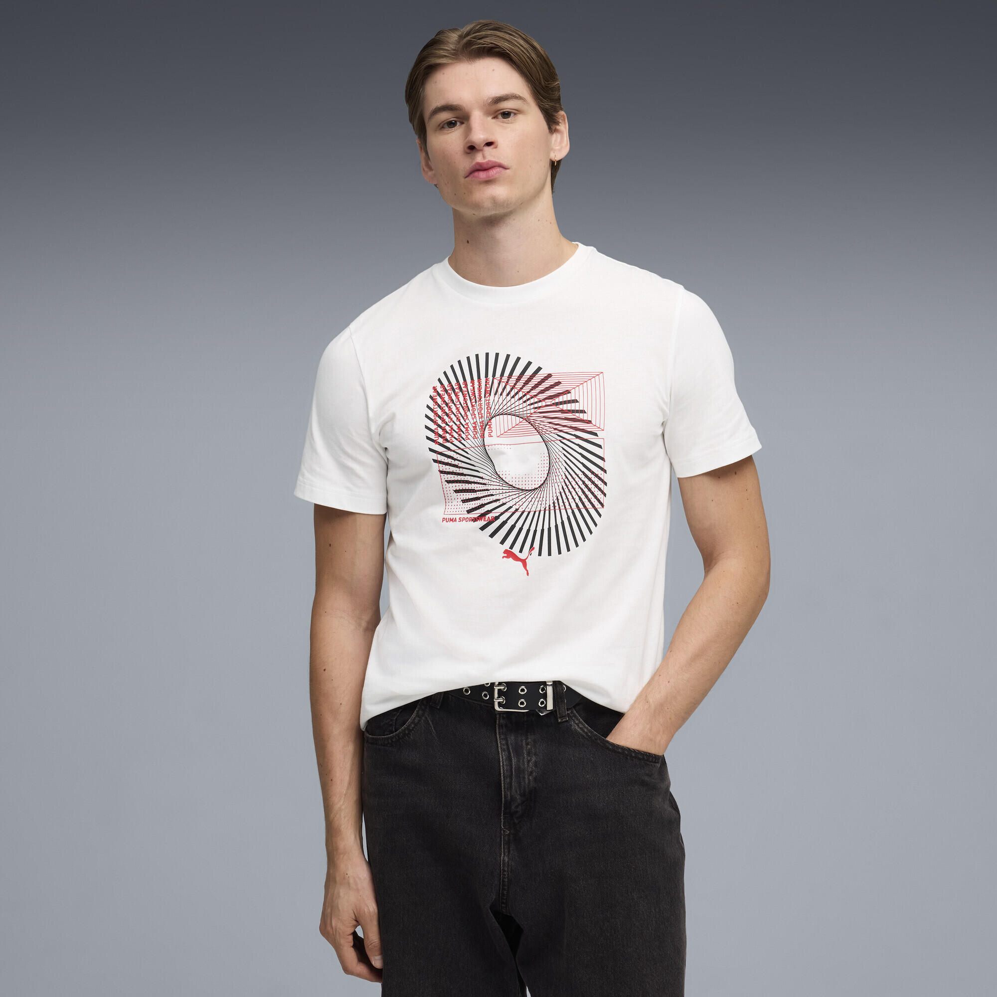 Graphic Circular Tee Men PUMA 2/5