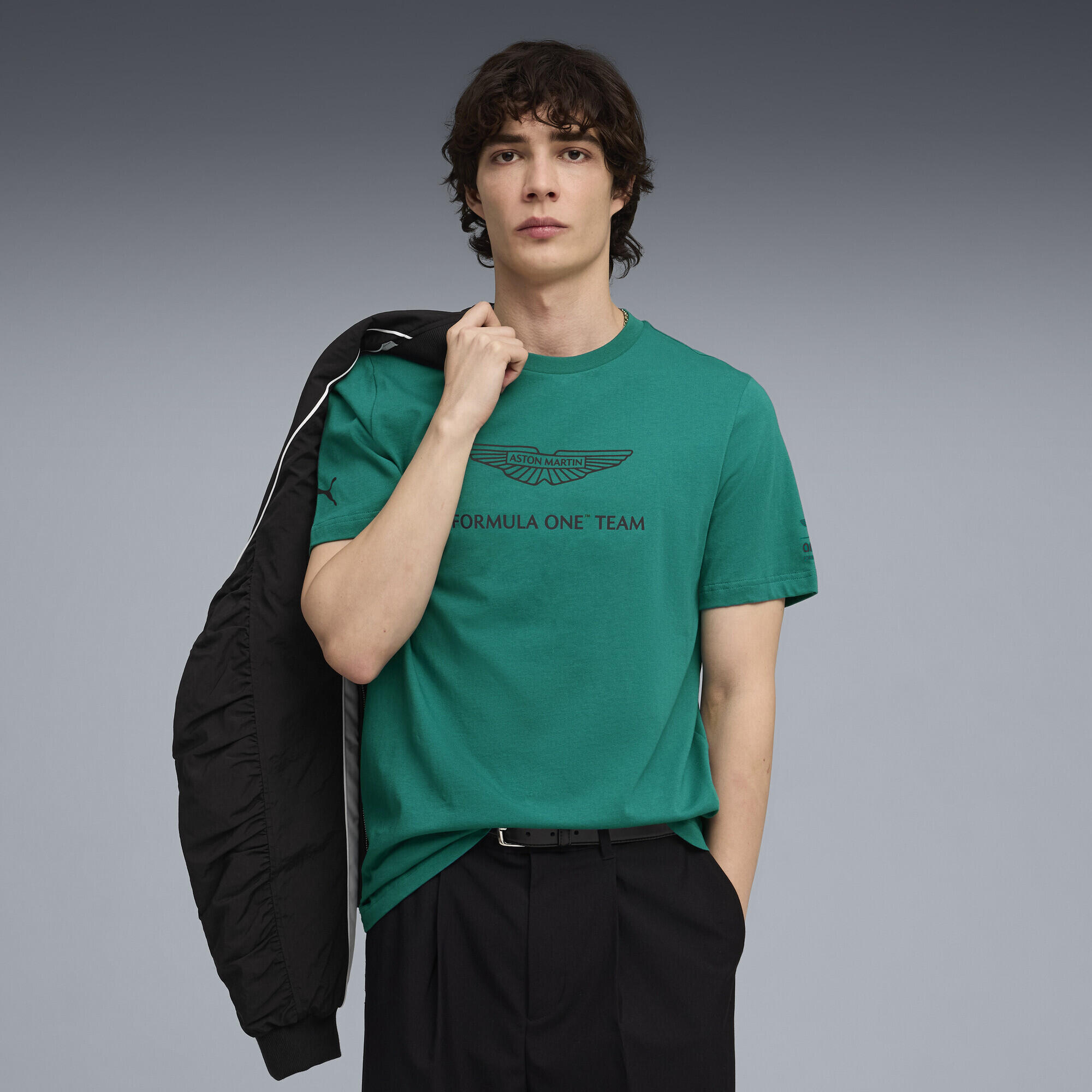 PUMA x ASTON MARTIN ARAMCO F1® TEAM Essentials T-shirt voor heren PUMA 2/5