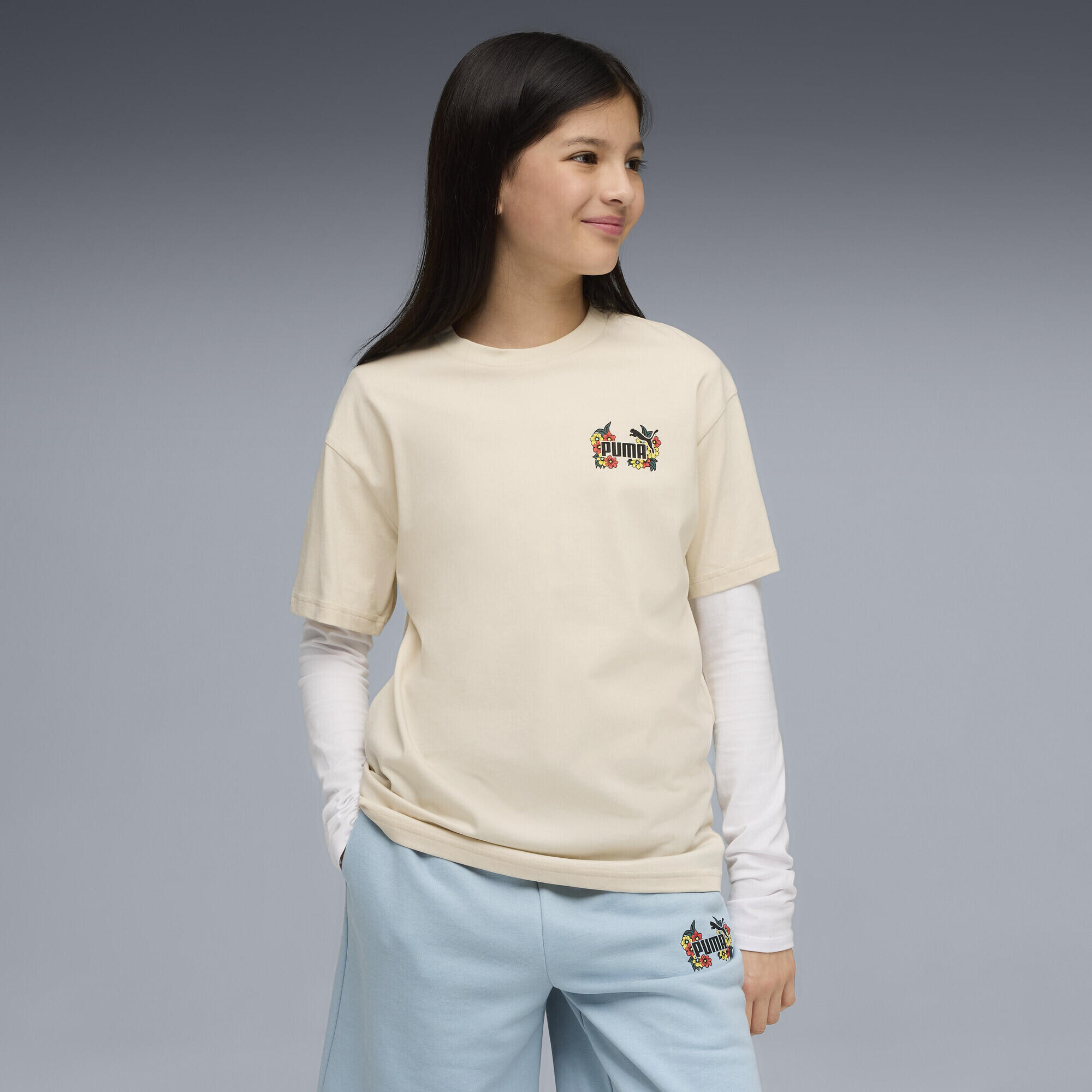 Młodzieżowa luźna koszulka MID 90s z grafiką PUMA