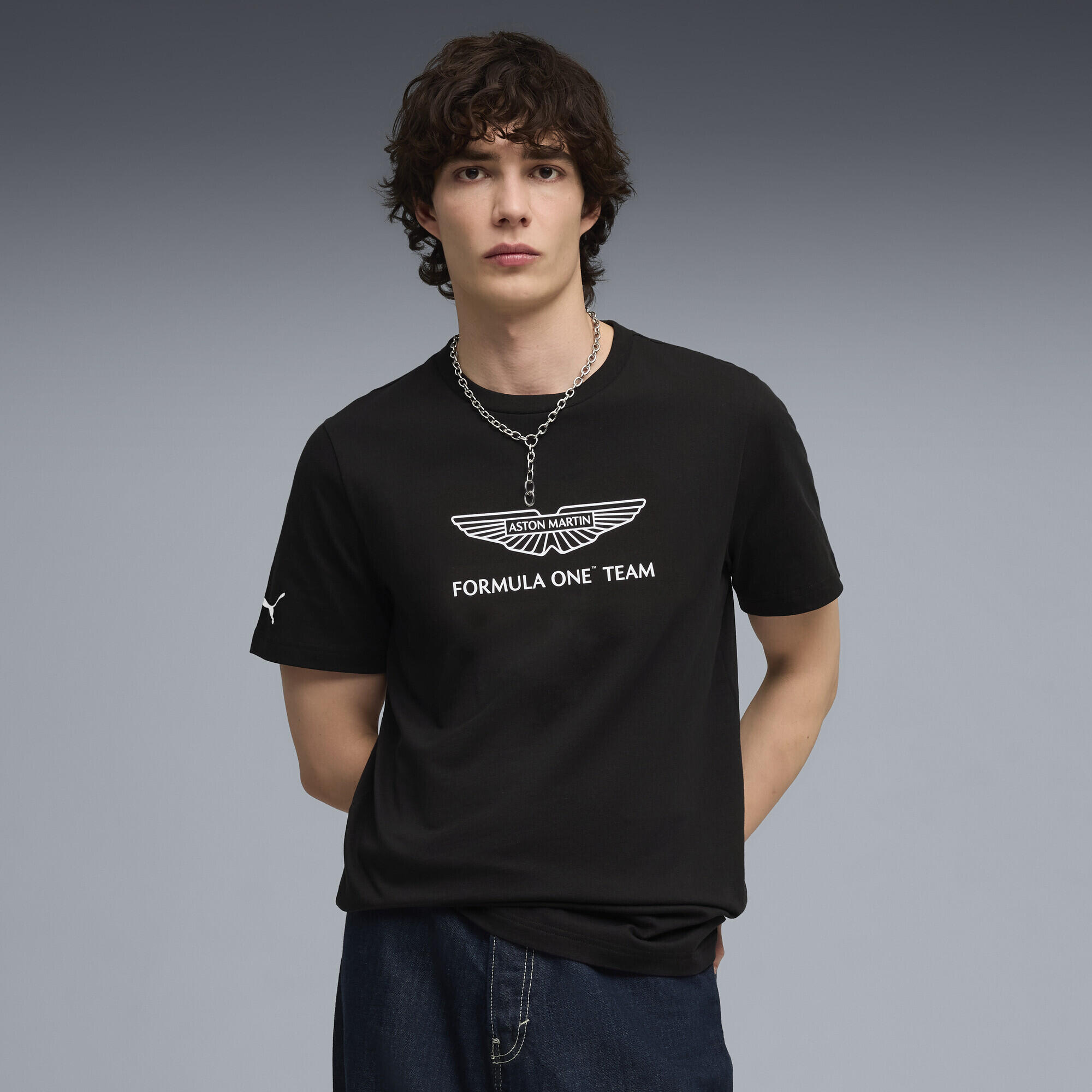 T-shirt PUMA x ASTON MARTIN ARAMCO F1® TEAM Essentials da uomo PUMA 2/5