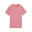 Tricou copii mânecă scurtă logo Essentials Tape, negru cu detalii roz PUMA