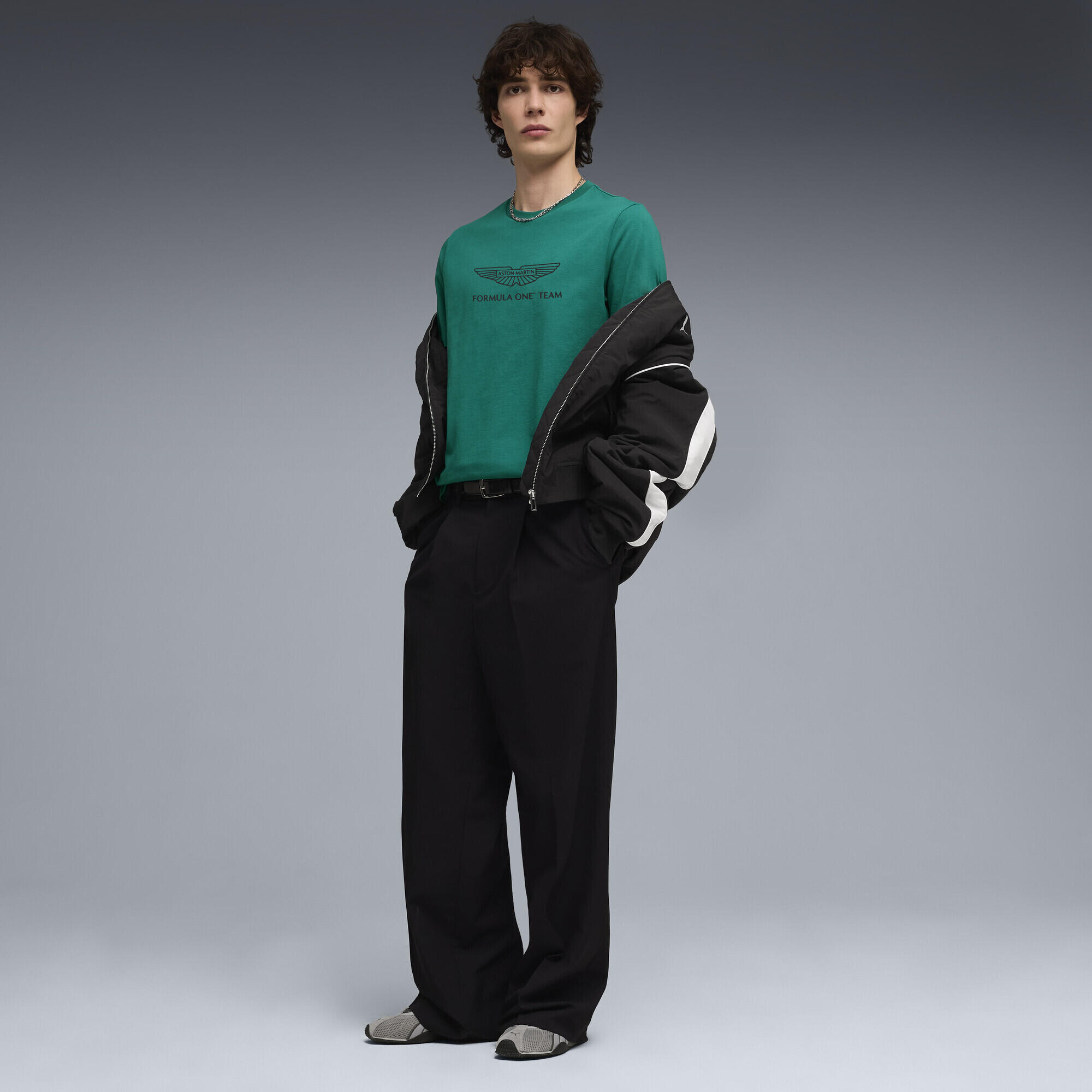 PUMA x ASTON MARTIN ARAMCO F1® TEAM Essentials T-shirt voor heren PUMA 4/5