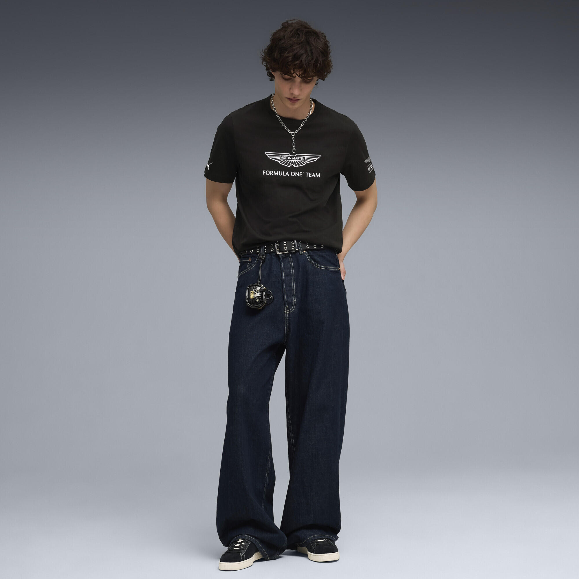 T-shirt PUMA x ASTON MARTIN ARAMCO F1® TEAM Essentials da uomo PUMA 4/5