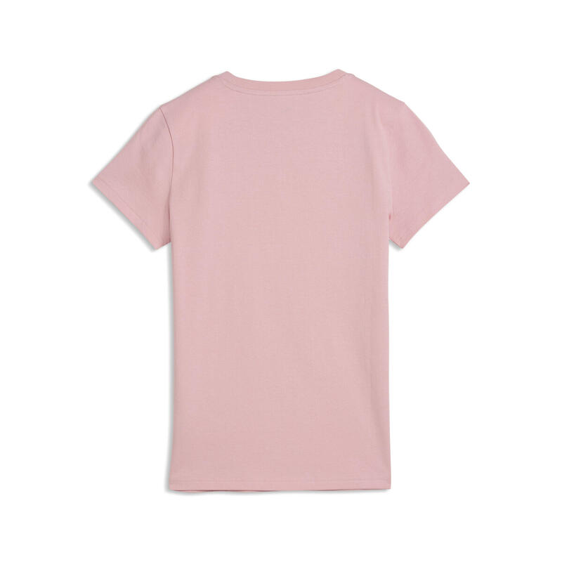 Tricou femei logo mic, Essentials Elevated, roz deschis PUMA