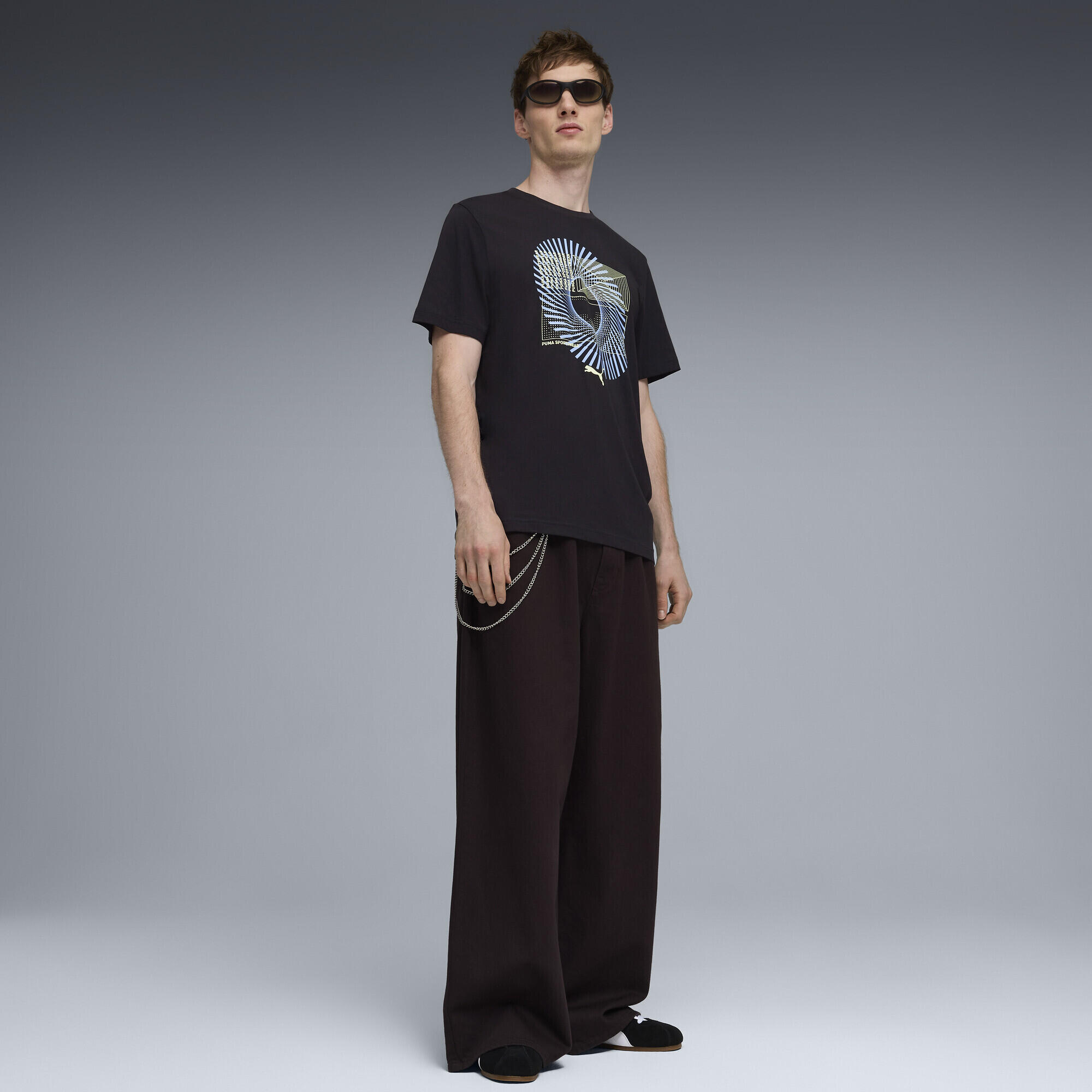 T-shirt homem estampa geométrica PUMA 4/5