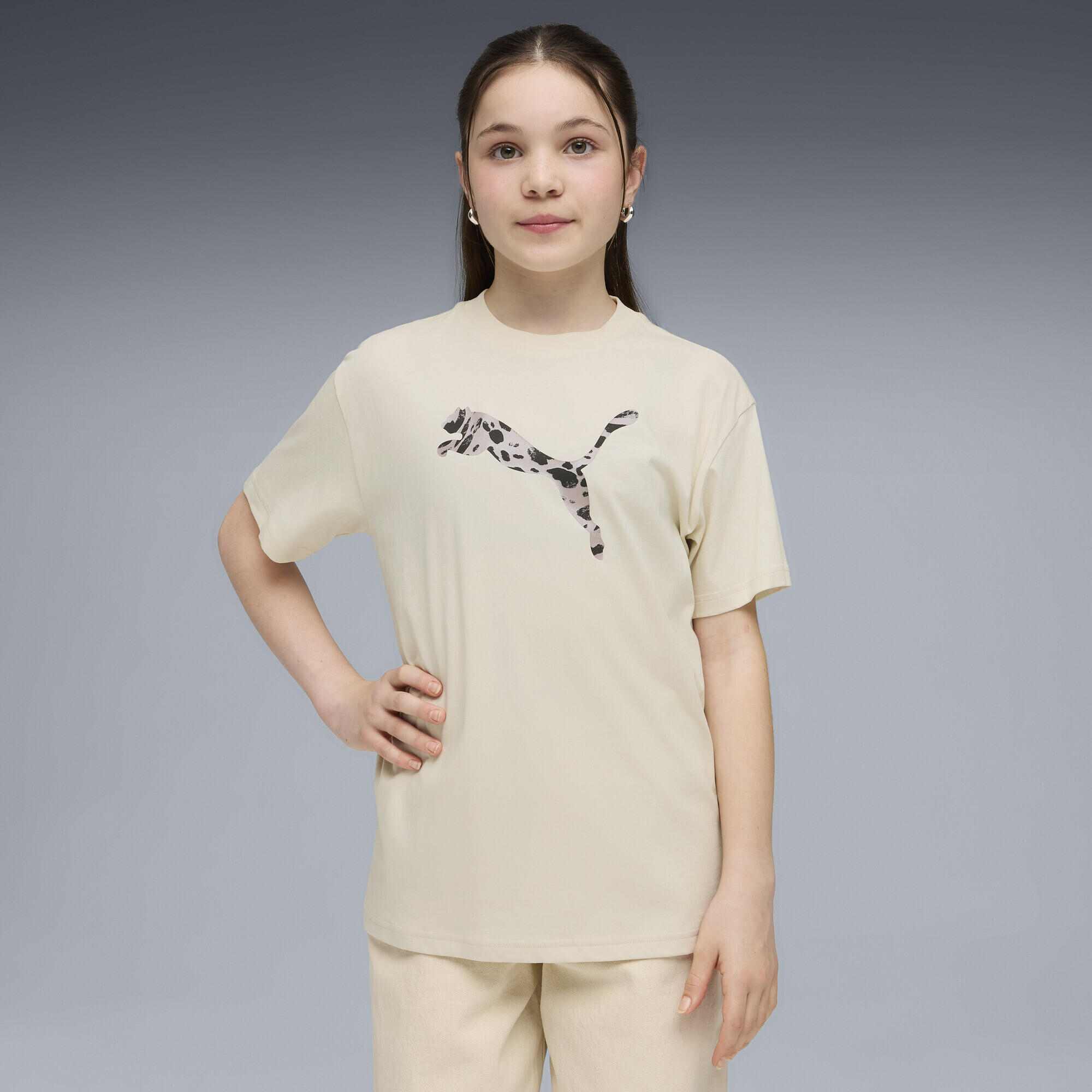 T-shirt infantil logótipo desgastado PUMA 2/5