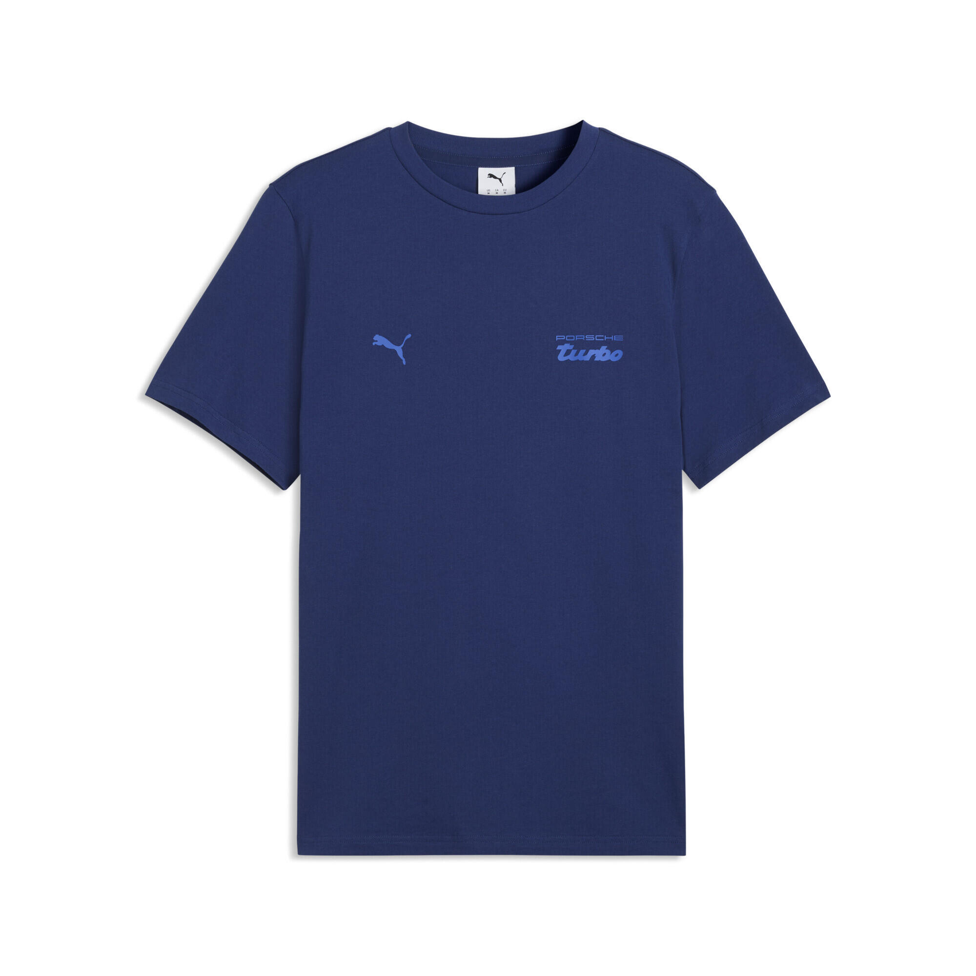 Tricou bărbați logo regular Porsche Legacy Essentials, albastru PUMA