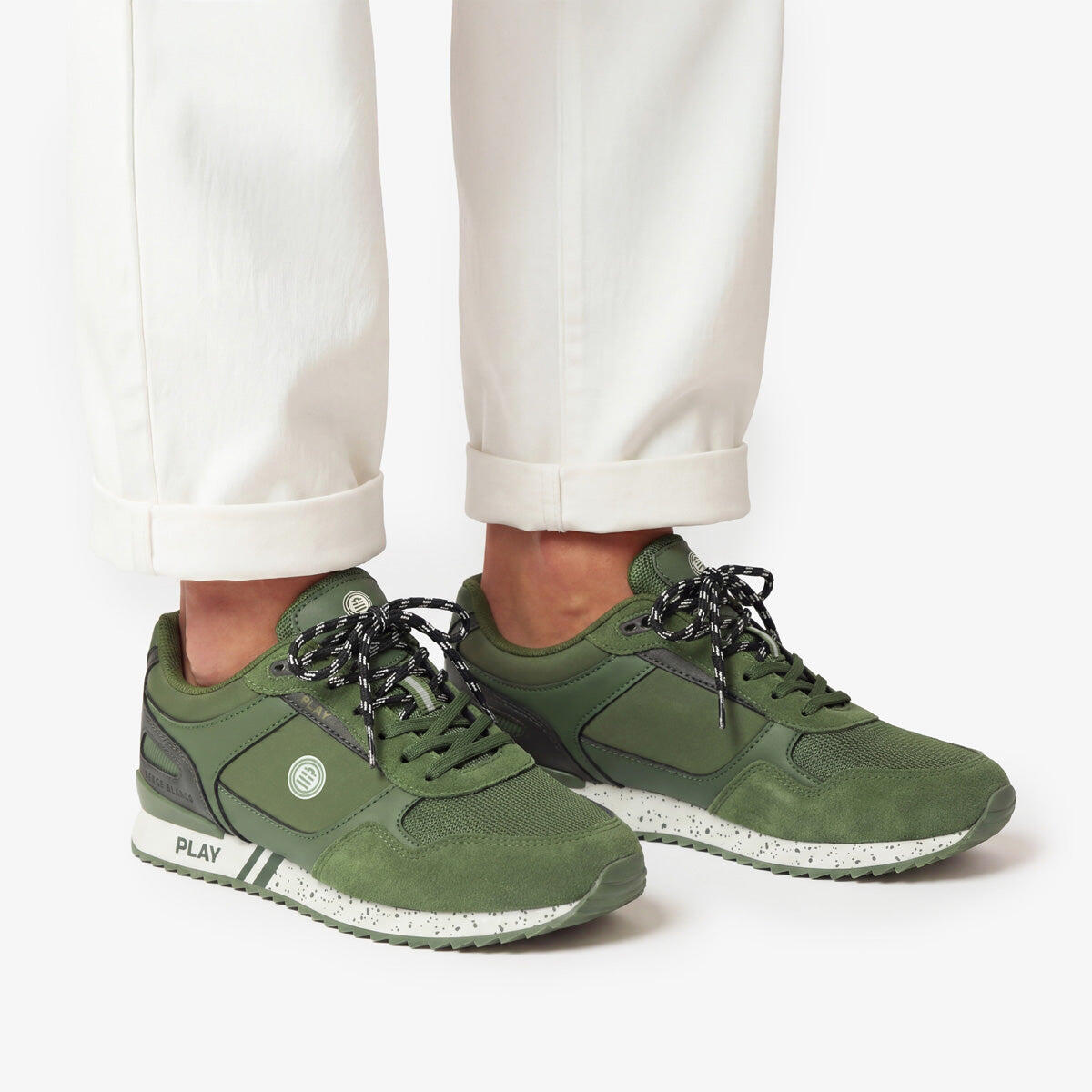 Sneaker Chamonix verde militare 2/7