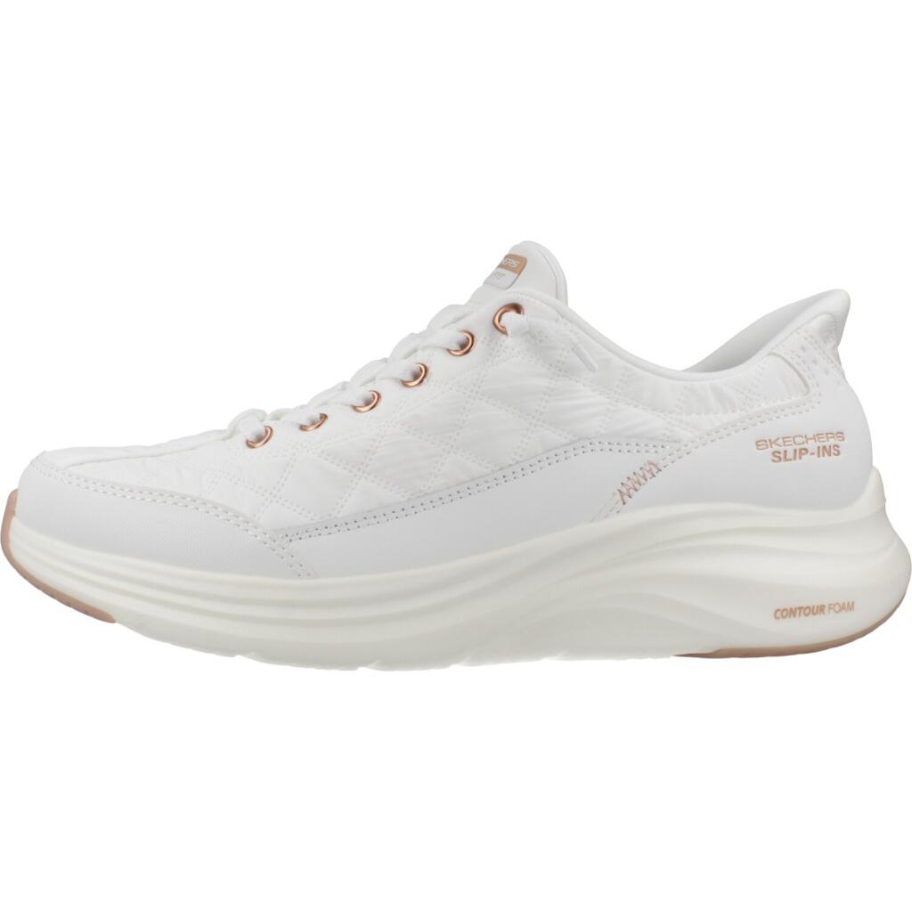 Scarpe da ginnastica Skechers Contour Foam - Golden Hour, Bianca, Donne 2/7