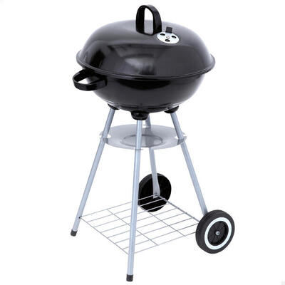 Barbecue portatile a carbonella con due griglie Aktive