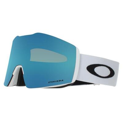 Oakley skibril fall line l (groot) mat wit/ prizm snow sapphire