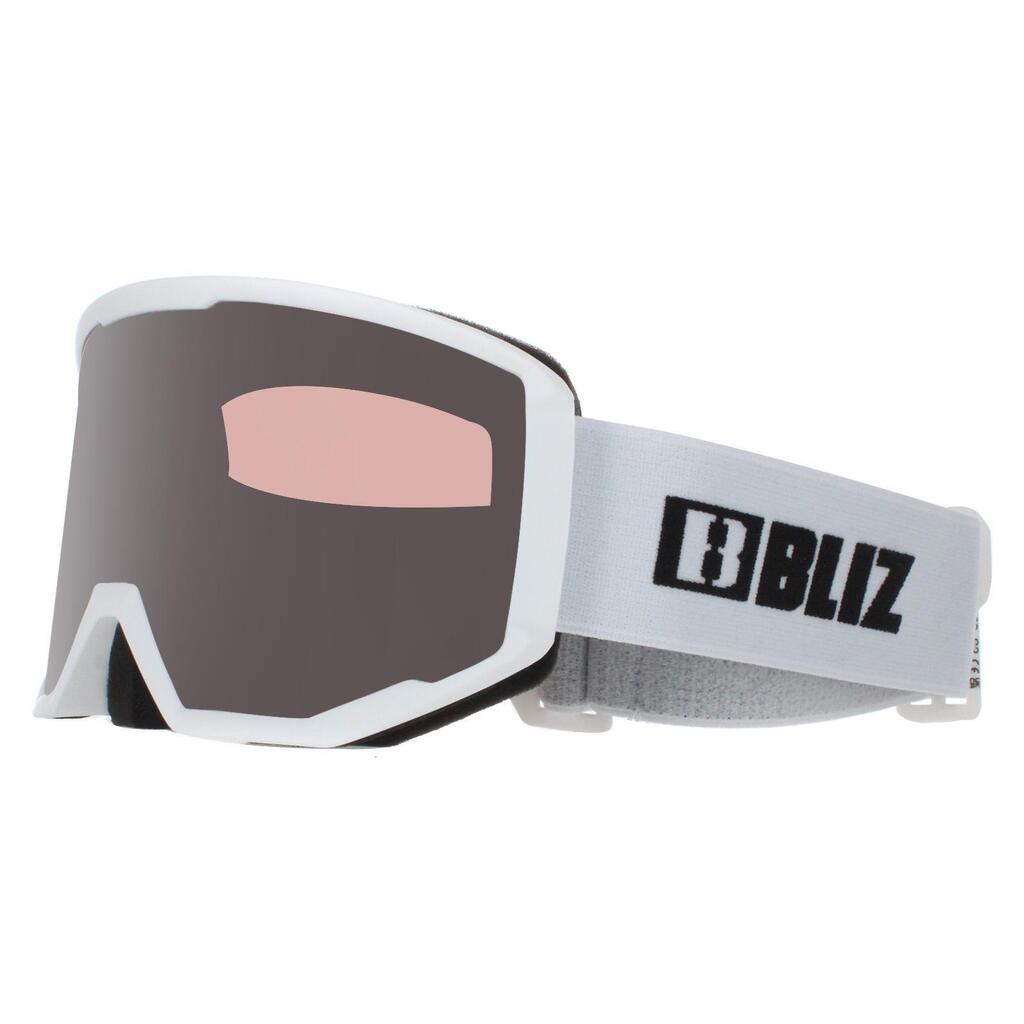 Bliz Spark ZG8005-0400 White Pink Silver Mirror Ski Goggles