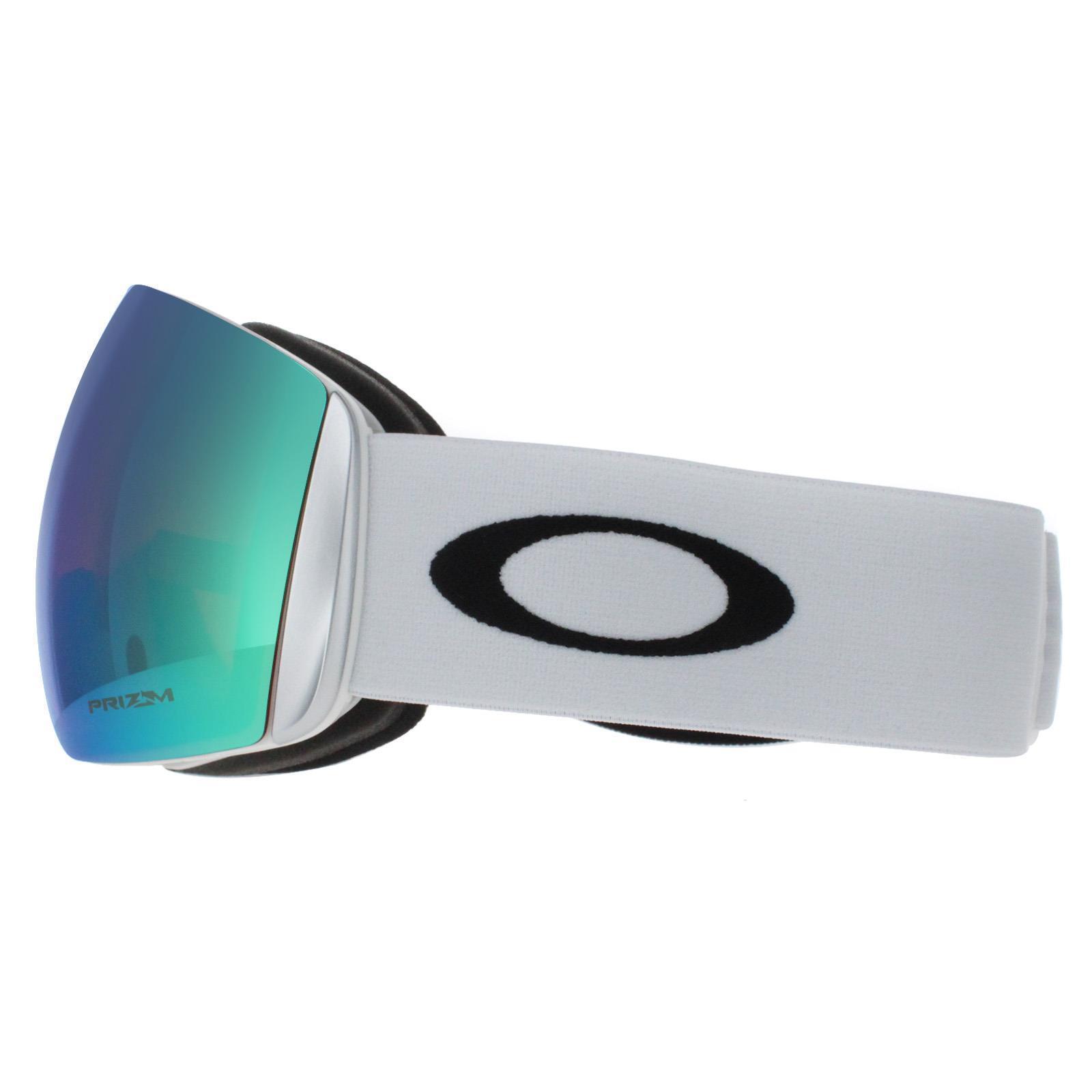 Oakley Flight Deck L Skibril Mat Wit/ Prizm Snow Argon Iridium 2/2