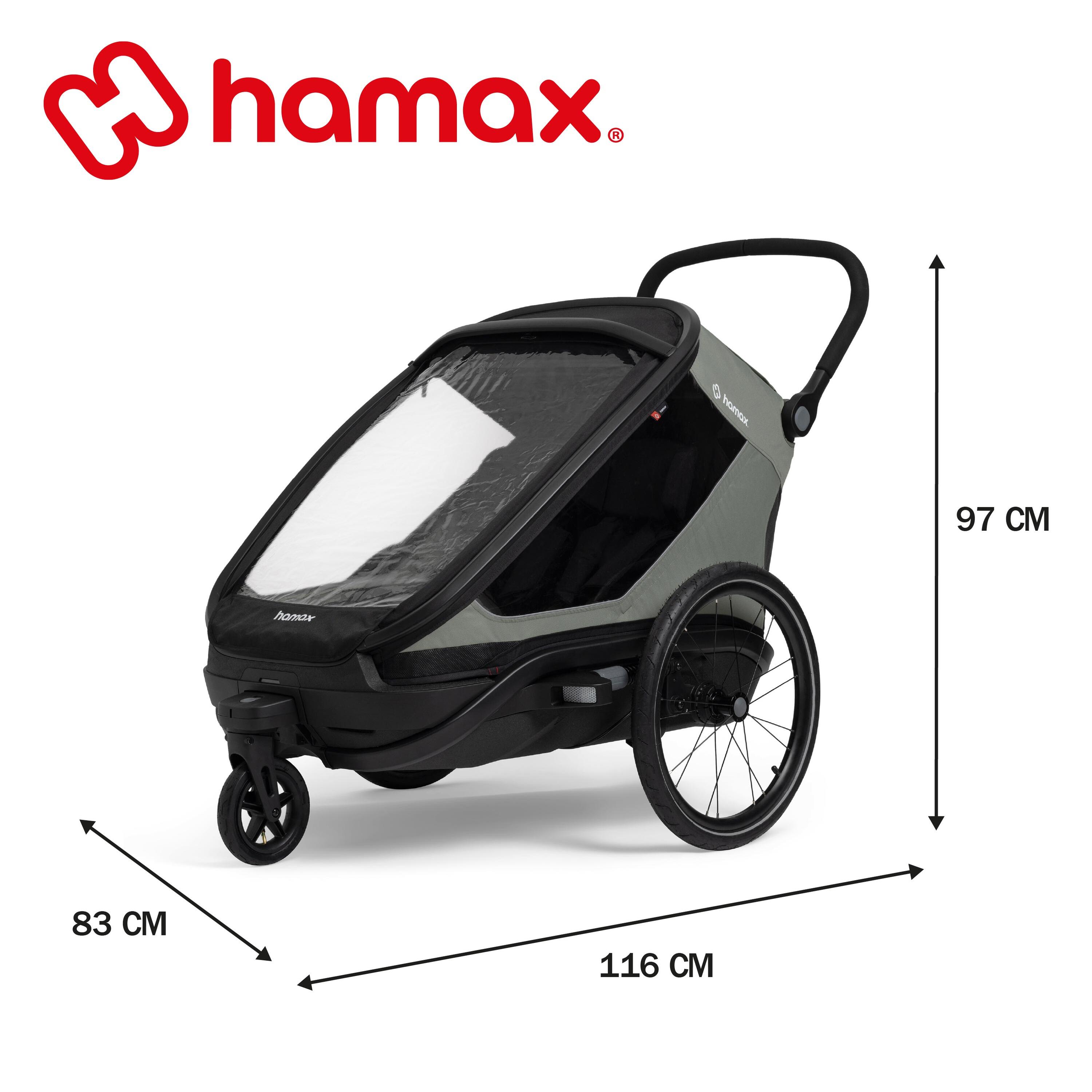 Remolque infantil de 2 plazas Hamax Outback Next 3/7
