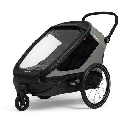 Remorque Vélo 2 Places Convertible Poussette